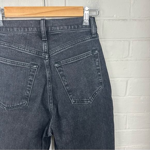 Abercrombie & Fitch Curve Love The 90s Slim Straight Cross Waist Jean Size 24 - Picture 10 of 10